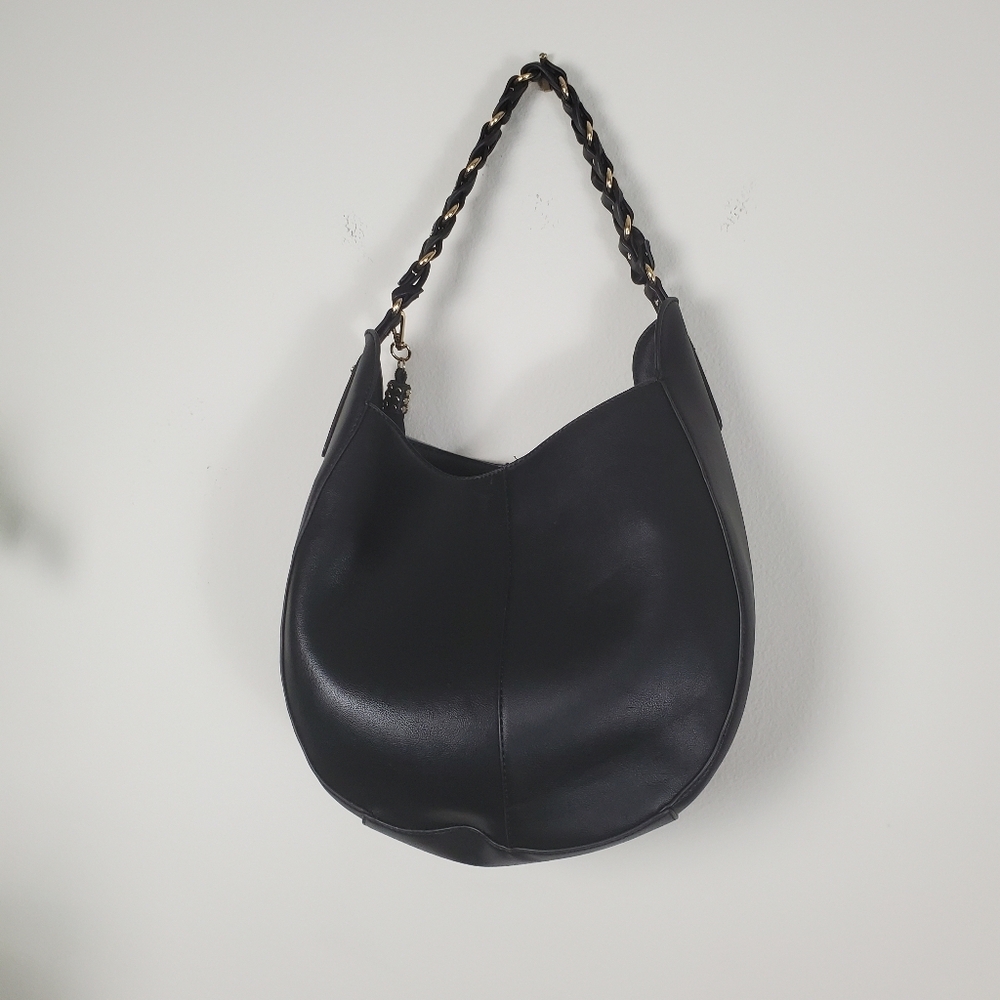 INC International Concepts Black Faux Leather Hobo Bag - Picture 5 of 13